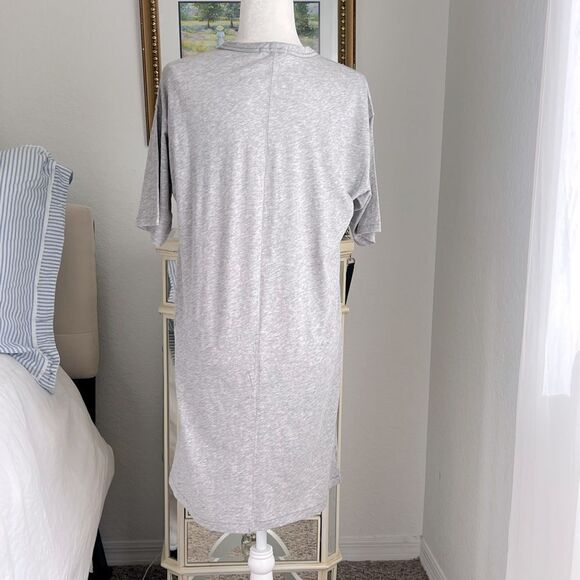 Rag & Bone oversized gray T-shirt dress 100% Pima Cotton size S - Picture 4 of 7